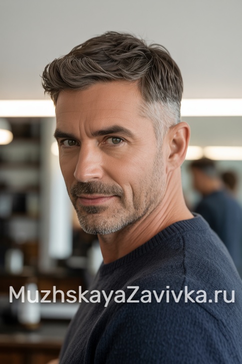 Камуфляж седины для мужчин до и после