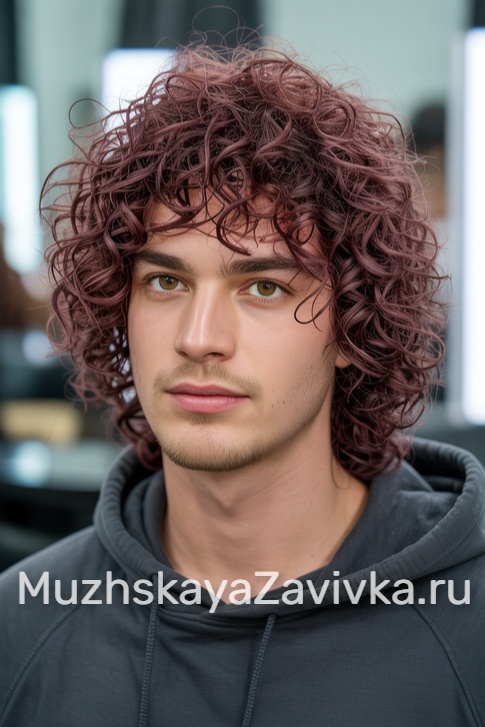 Скрытое окрашивание для мужчин в красный цвет