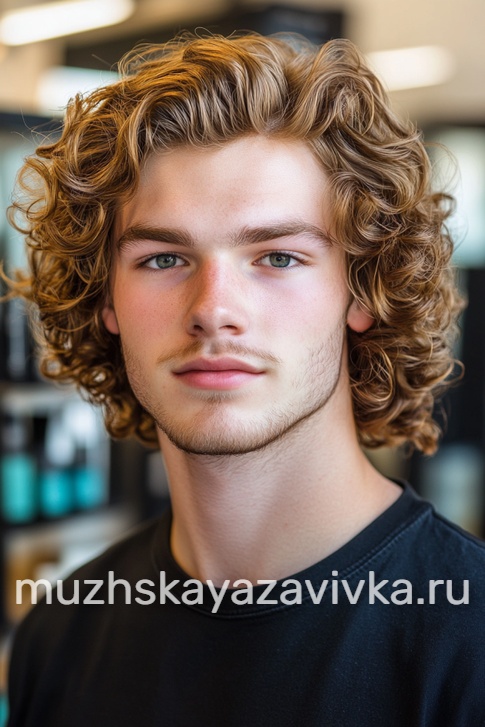 Легкая завивка для мужчин