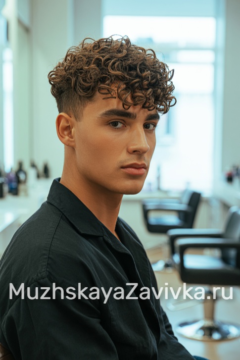 Афро завивка для мужчин