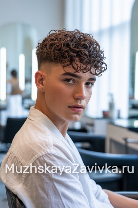 Стильная мужская керамическая завивка