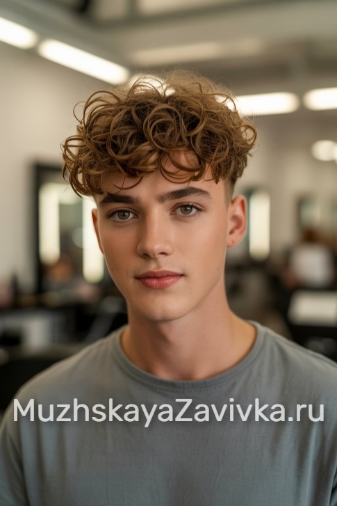 Энзимная завивка: мягкие локоны для мужчин